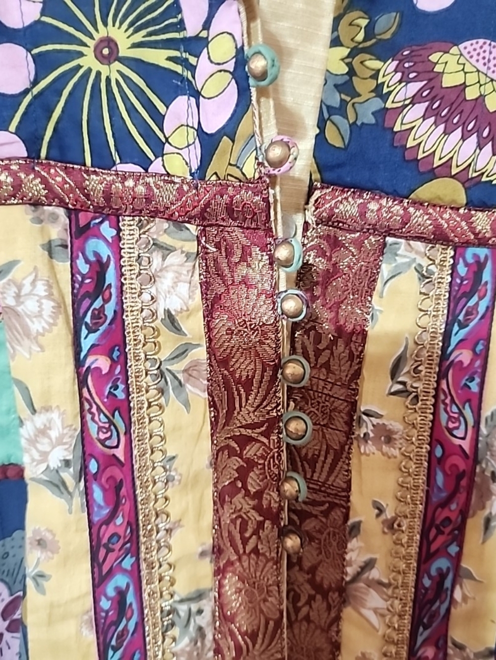 J. Peterman Cotton Silk Boho Maxi Dress 18 - Picture 13 of 14